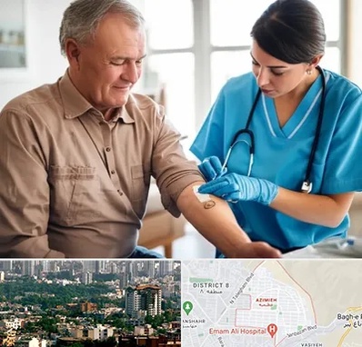 تزریقات و پانسمان در عظیمیه کرج