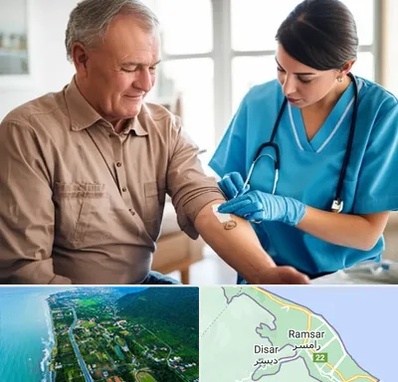 تزریقات و پانسمان در رامسر
