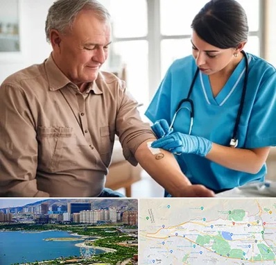 تزریقات و پانسمان در منطقه 22 تهران 