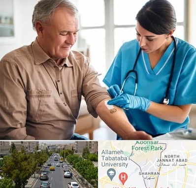 تزریقات و پانسمان در شهران 