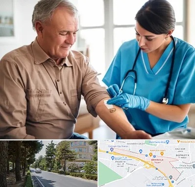 تزریقات و پانسمان در مهرویلا کرج 