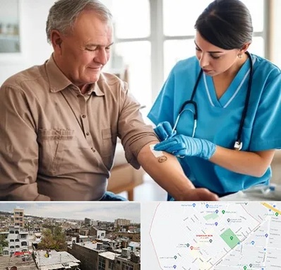 تزریقات و پانسمان در شمیران نو 