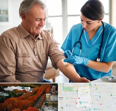 تزریقات و پانسمان در منطقه 6 تهران 