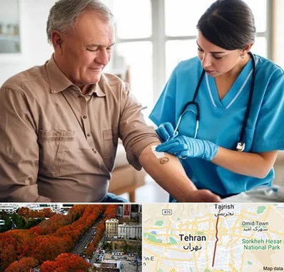 تزریقات و پانسمان در ولیعصر 