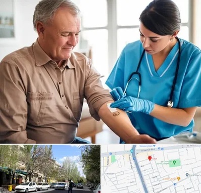 تزریقات و پانسمان در کوی فیروز تبریز 