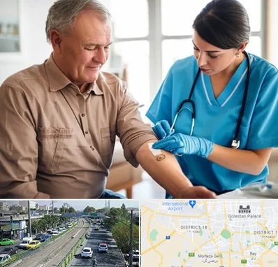 تزریقات و پانسمان در جنوب تهران 