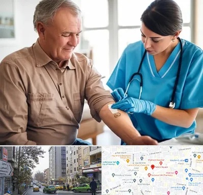 تزریقات و پانسمان در فاطمی 