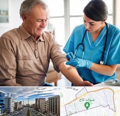 تزریقات و پانسمان در سعادت آباد 