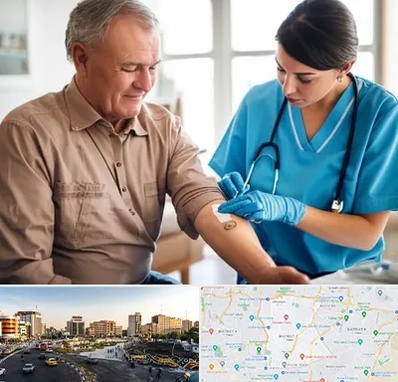 تزریقات و پانسمان در منطقه 7 تهران 