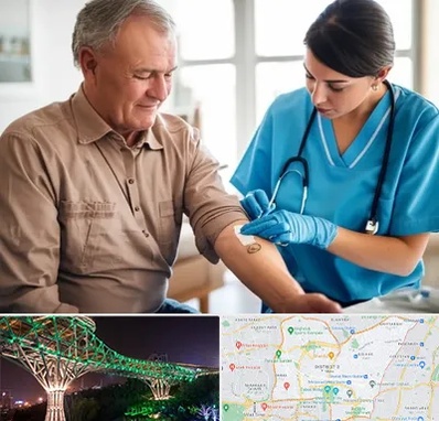 تزریقات و پانسمان در منطقه 3 تهران 