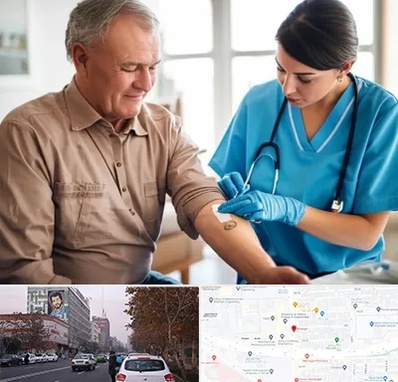 تزریقات و پانسمان در کارگر شمالی 