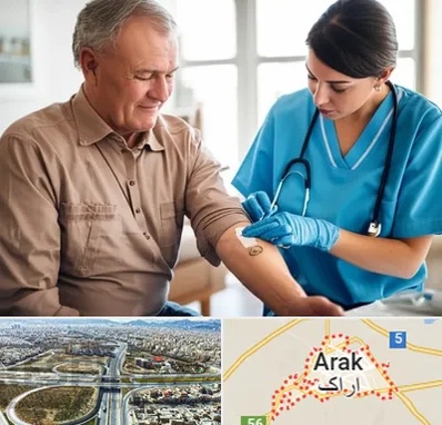 تزریقات و پانسمان در اراک