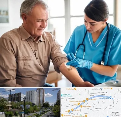 تزریقات و پانسمان در اندرزگو 