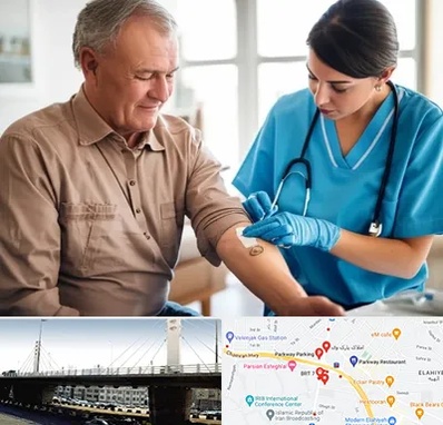 تزریقات و پانسمان در پارک وی 