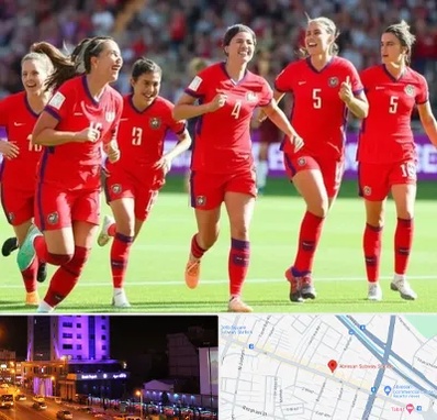 باشگاه فوتبال بانوان در آبرسان تبریز 