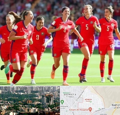 باشگاه فوتبال بانوان در عظیمیه کرج 