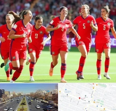 باشگاه فوتبال بانوان در بلوار معلم مشهد 