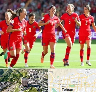 باشگاه فوتبال بانوان در شمال تهران 