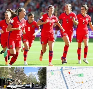 باشگاه فوتبال بانوان در کوی فیروز تبریز 