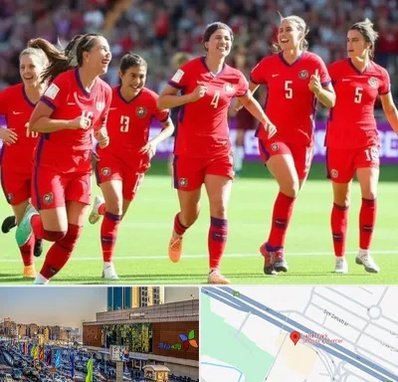 باشگاه فوتبال بانوان در لاله پارک تبریز 