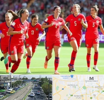 باشگاه فوتبال بانوان در جنوب تهران 