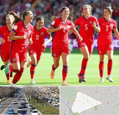 باشگاه فوتبال بانوان در احمدآباد مشهد 