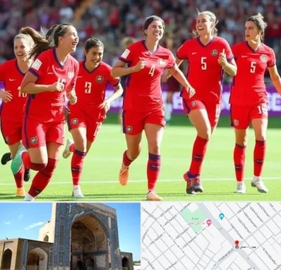 باشگاه فوتبال بانوان در مصلی مشهد 