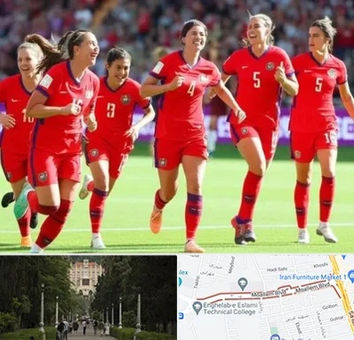 باشگاه فوتبال بانوان در بلوار معلم رشت 