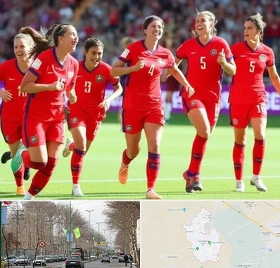 باشگاه فوتبال بانوان در نظرآباد کرج 