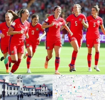 باشگاه فوتبال بانوان در میدان شهرداری رشت 