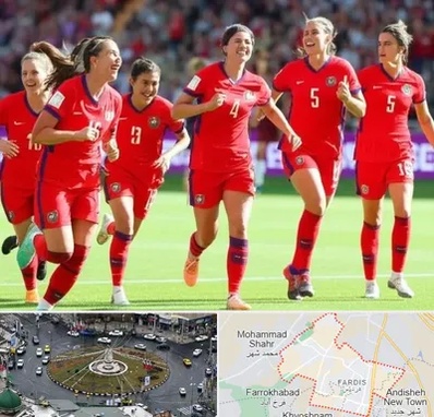 باشگاه فوتبال بانوان در فردیس کرج 