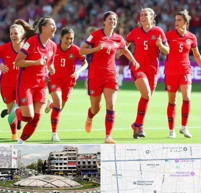 باشگاه فوتبال بانوان در مرکز تهران 