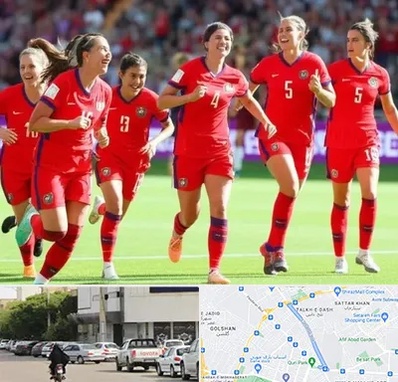 باشگاه فوتبال بانوان در قدوسی شرقی شیراز 