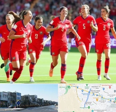 باشگاه فوتبال بانوان در شریعتی مشهد 