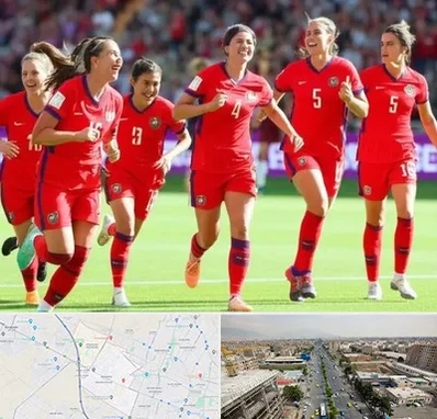 باشگاه فوتبال بانوان در حصارک کرج 