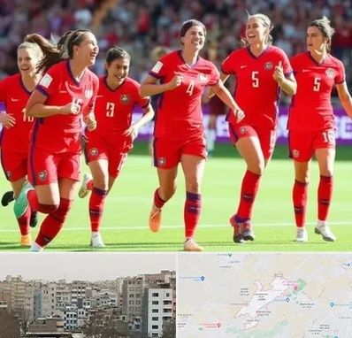 باشگاه فوتبال بانوان در محمد شهر کرج 