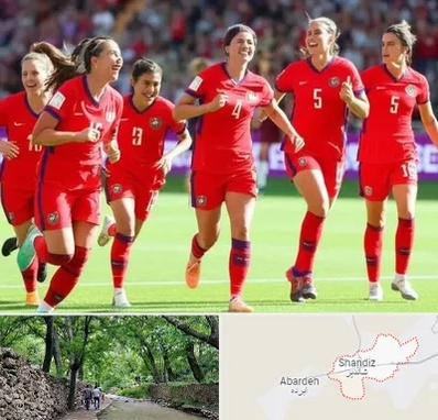 باشگاه فوتبال بانوان در شاندیز مشهد 