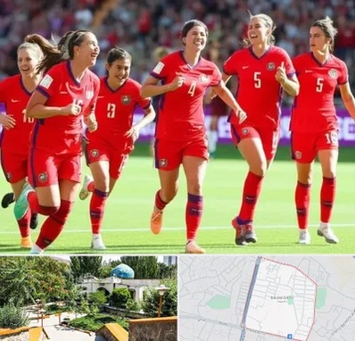 باشگاه فوتبال بانوان در باغمیشه تبریز 