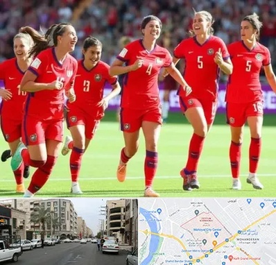 باشگاه فوتبال بانوان در زیتون کارمندی اهواز 