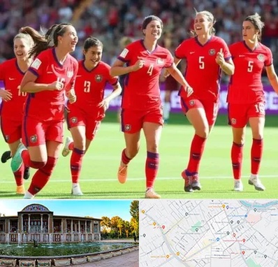 باشگاه فوتبال بانوان در عفیف آباد شیراز 