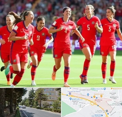 باشگاه فوتبال بانوان در مهرویلا کرج 