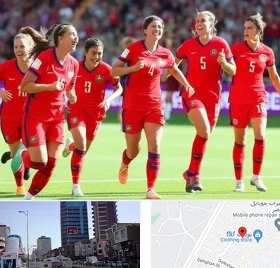 باشگاه فوتبال بانوان در چهارراه طالقانی کرج 