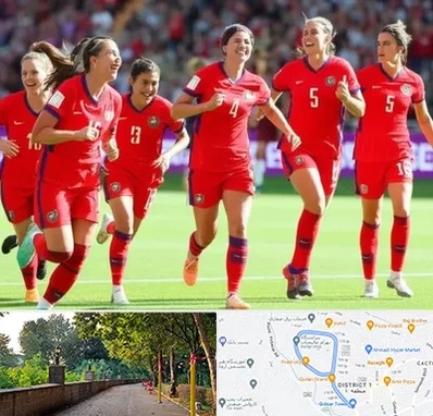 باشگاه فوتبال بانوان در فلکه گاز رشت 