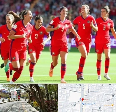 باشگاه فوتبال بانوان در خیابان توحید اصفهان 