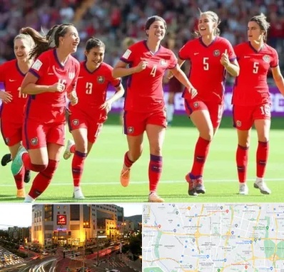 باشگاه فوتبال بانوان در جنت آباد تهران 