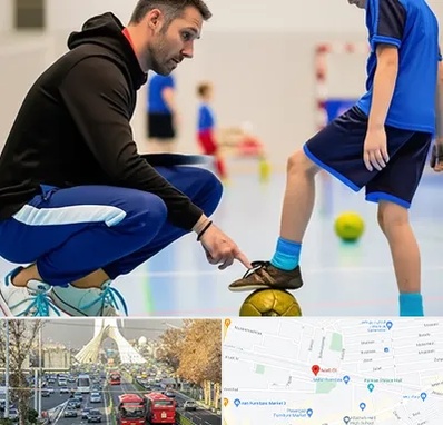 مربی خصوصی فوتسال در خیابان آزادی