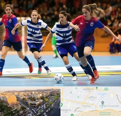 باشگاه فوتسال بانوان در تهرانپارس 