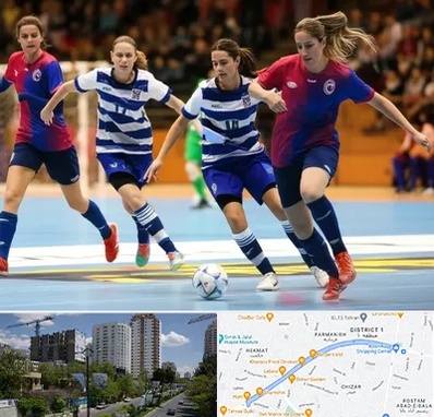 باشگاه فوتسال بانوان در اندرزگو 