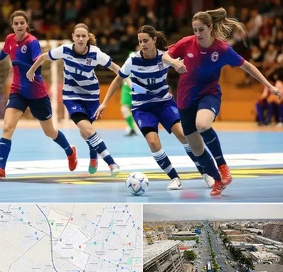 باشگاه فوتسال بانوان در حصارک کرج 