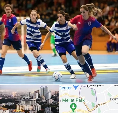 باشگاه فوتسال بانوان در الهیه 
